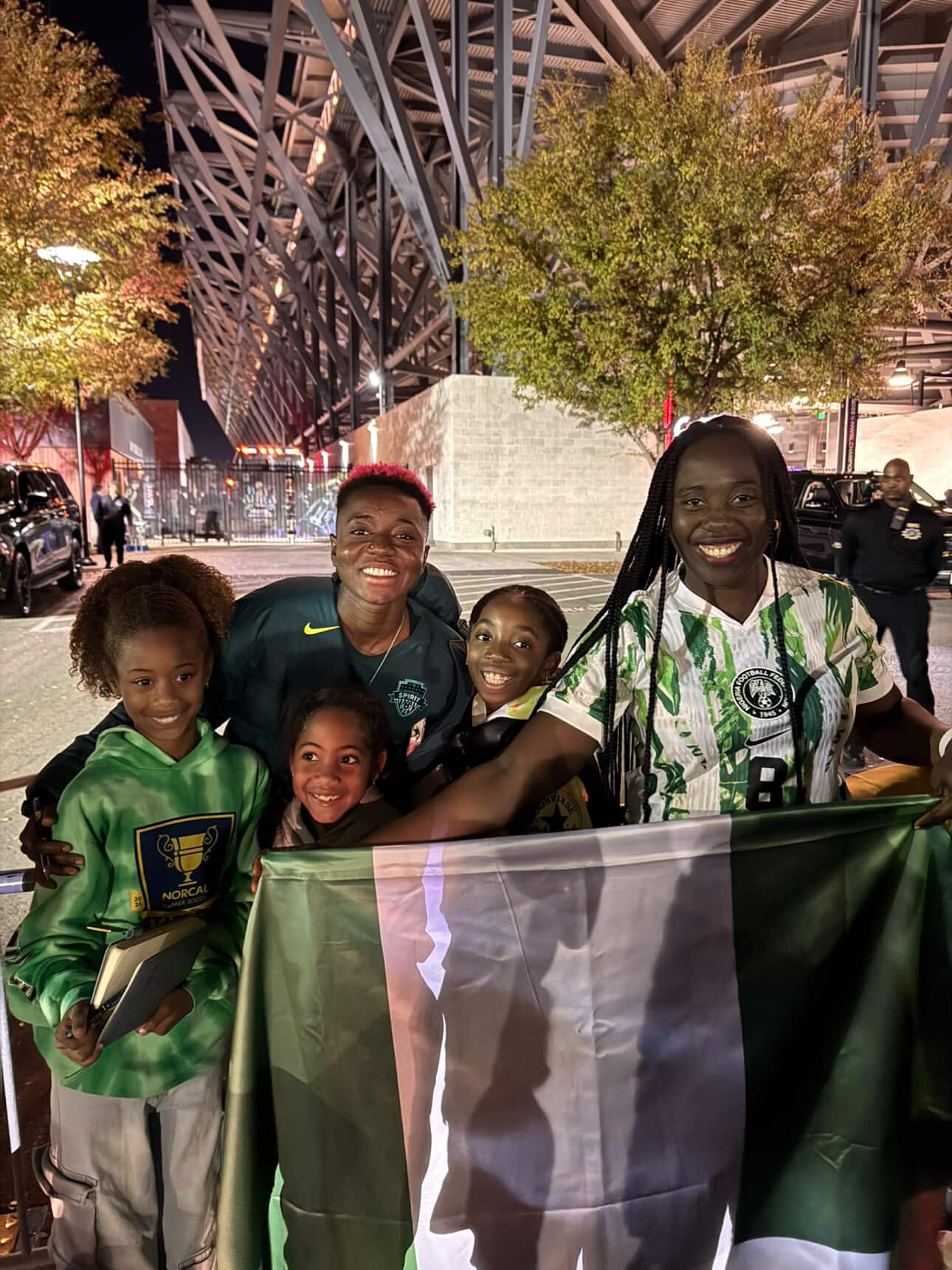 The family with Deborah Abiodun