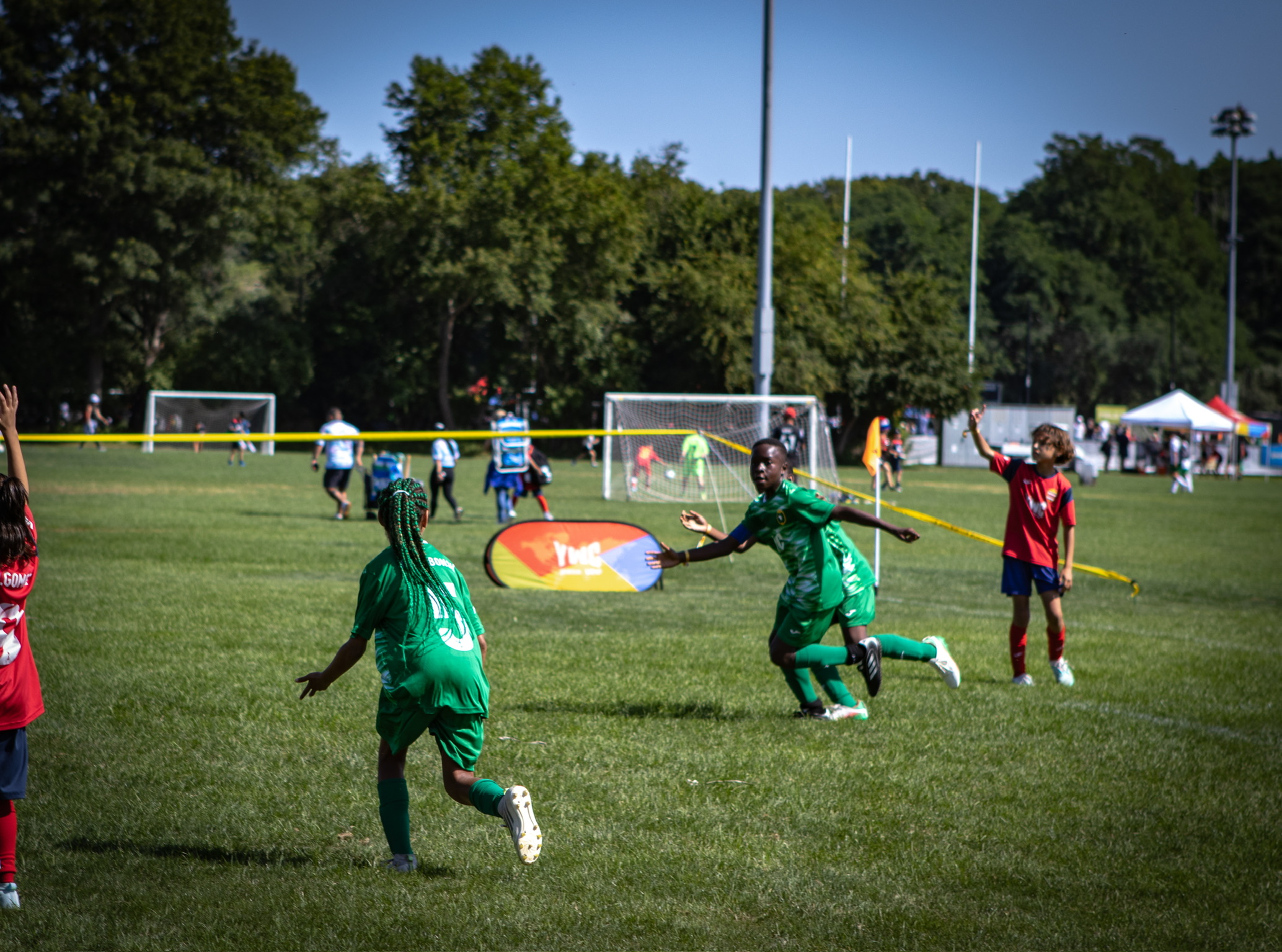 Game action at YWC
